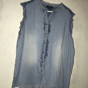 Lane Bryant blue jean line tank